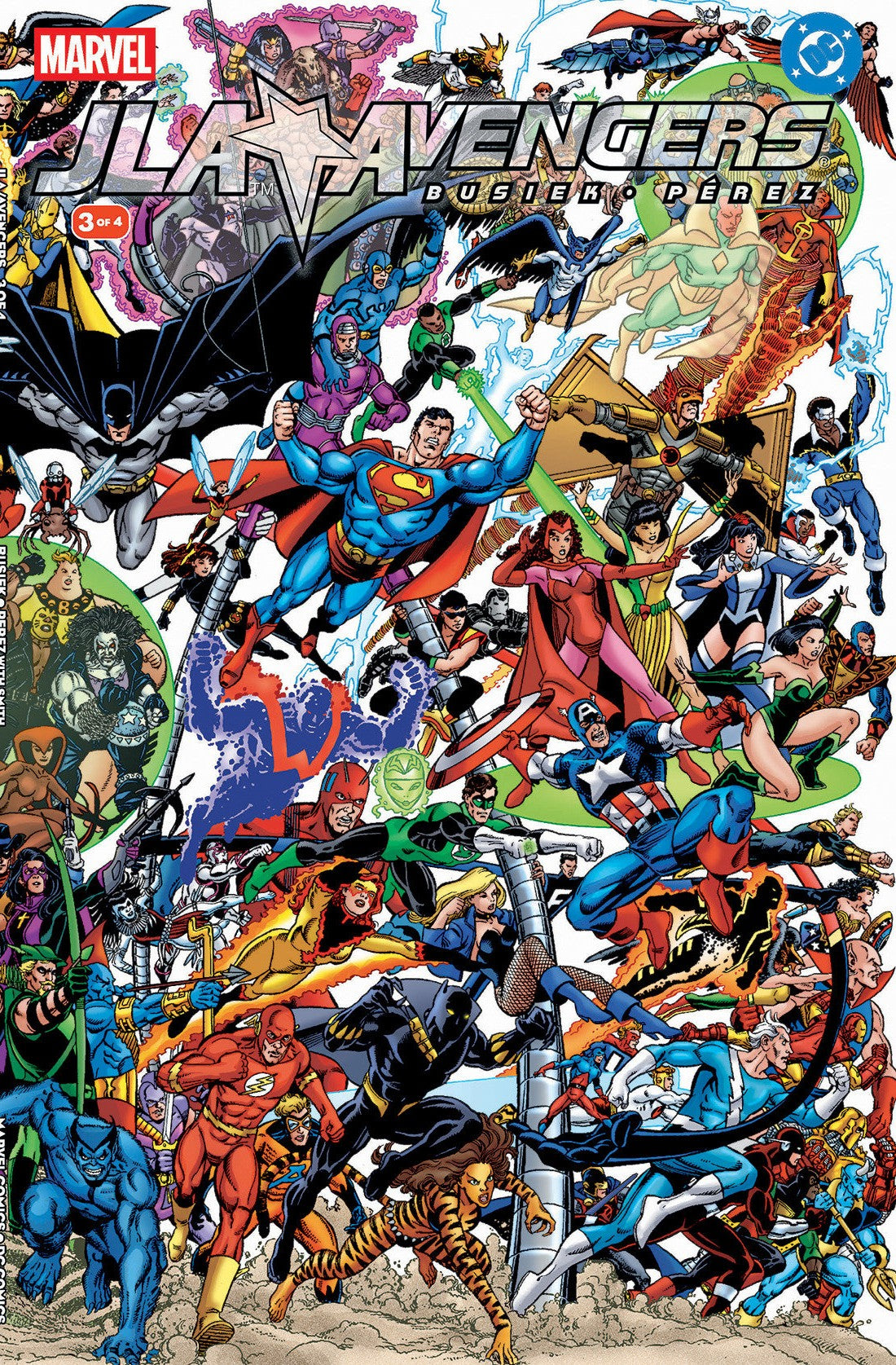 JLA AVENGERS #3 FACSIMILE EDITION FOIL WRAPAROUND VAR CVR B
