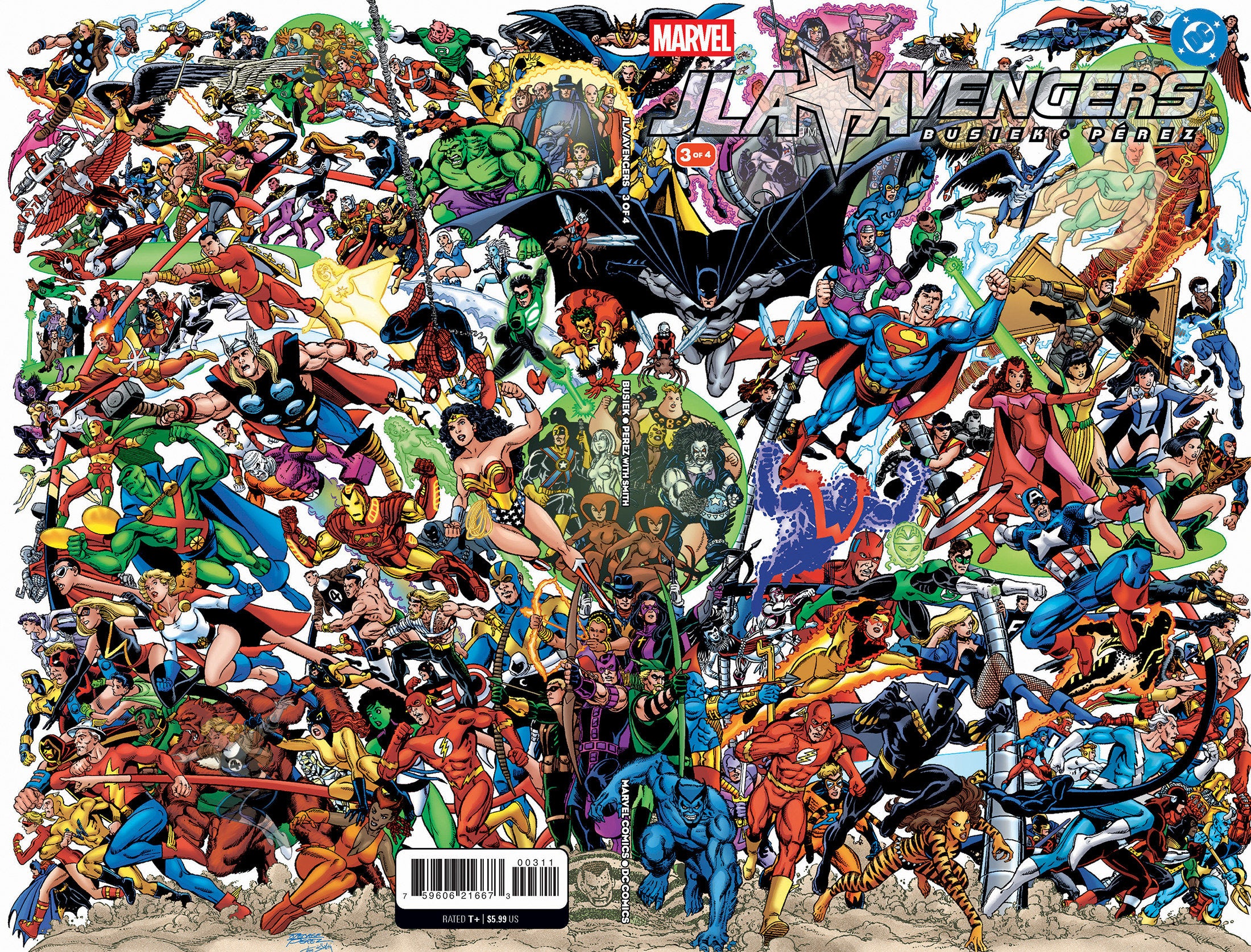 JLA AVENGERS #3 FACSIMILE EDITION WRAPAROUND COVER CVR A