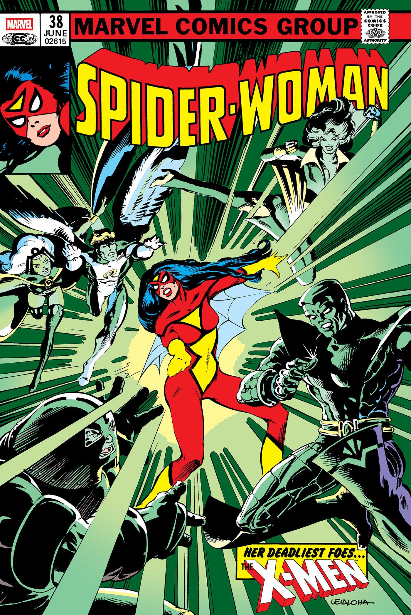 SPIDER-WOMAN OMNIBUS STEVE LEIALOHA COVER DM ONLY HC