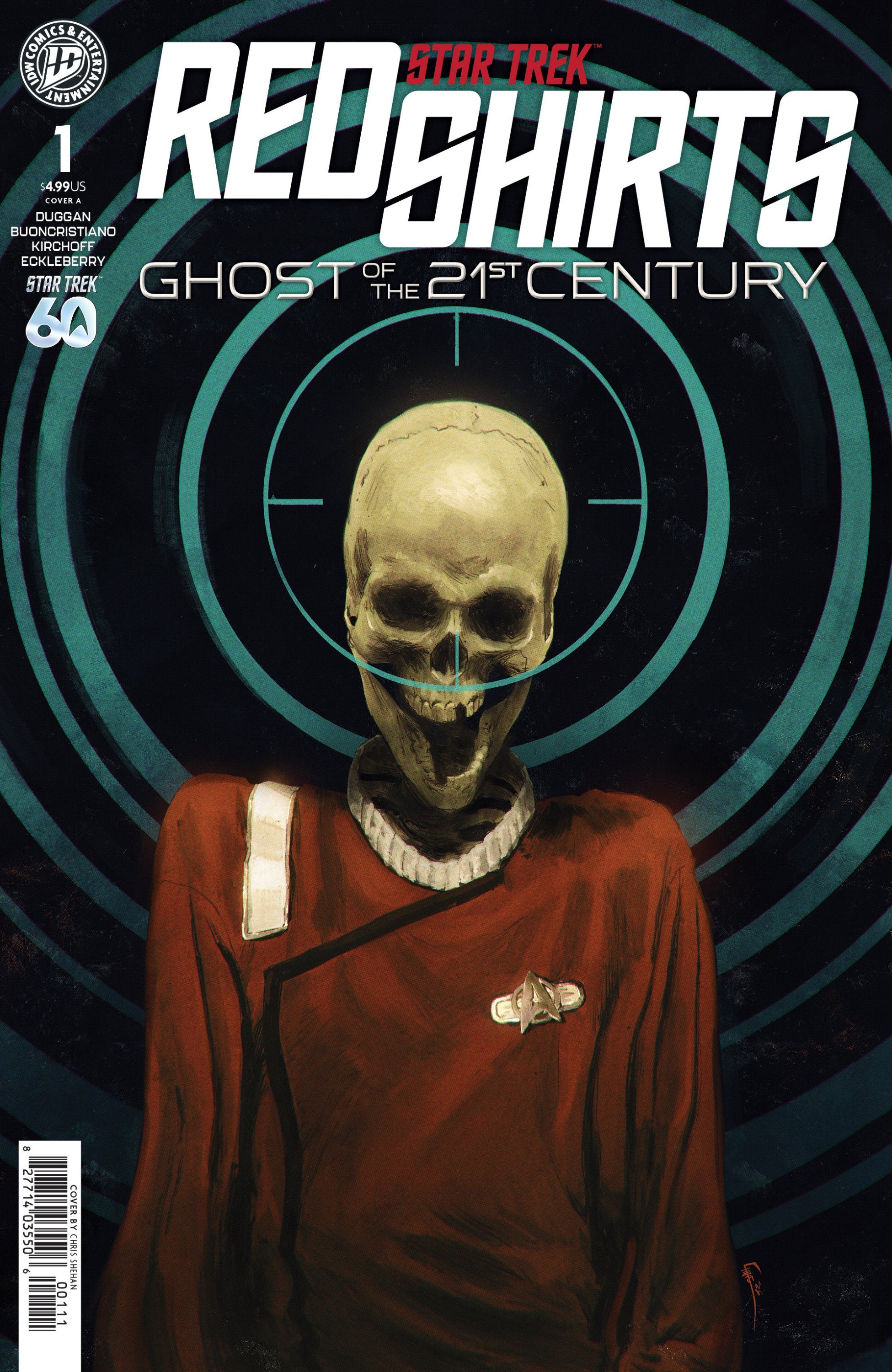 STAR TREK RED SHIRTS--GHOST OF THE 21ST CENTURY #1 COVER A SHEHAN CVR A