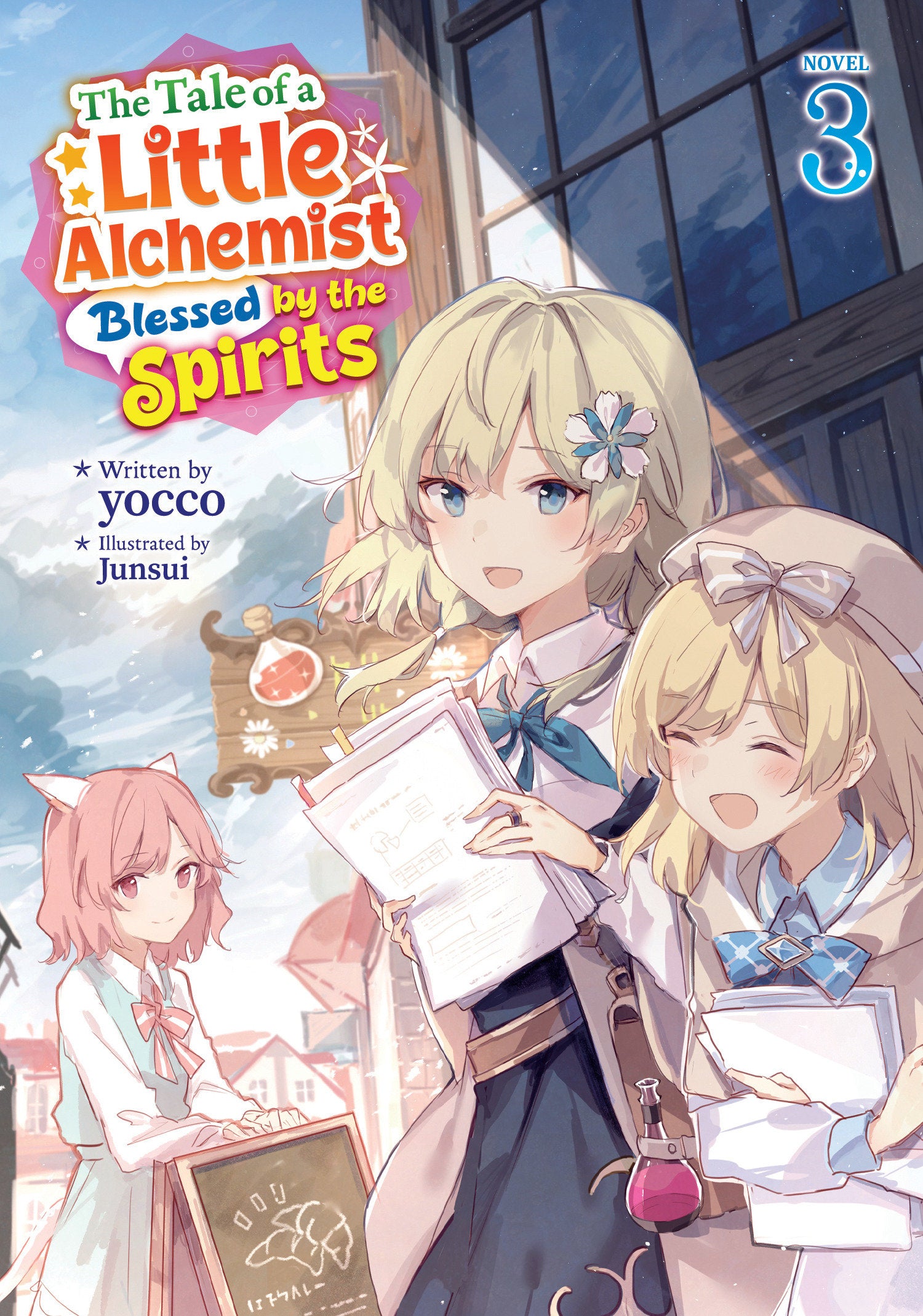 TALE OF A LITTLE ALCHEMIST BLESSED BY THE SPIRITS LIGHT NOVEL TP VOL 03
