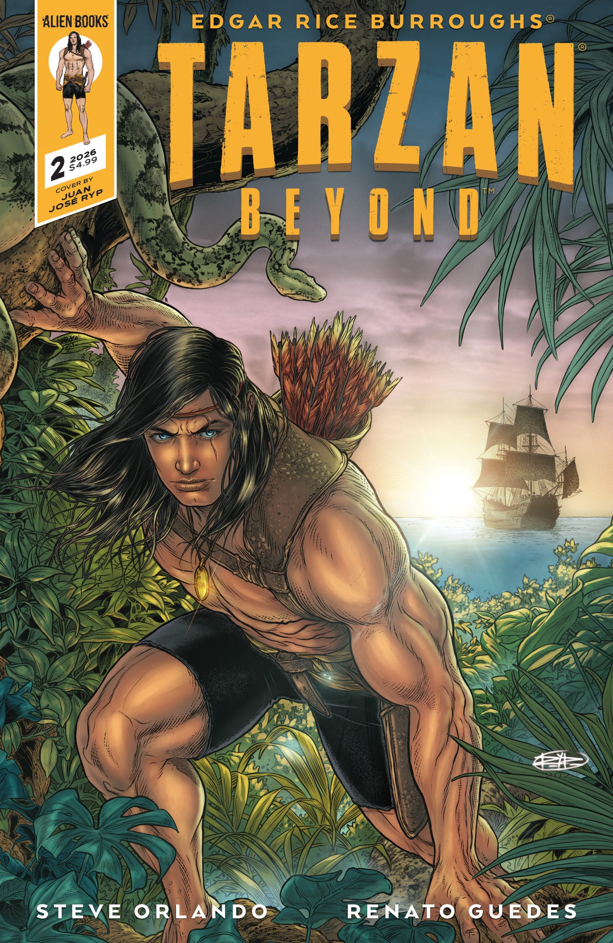 TARZAN BEYOND #2 VAR B RYP CVR B