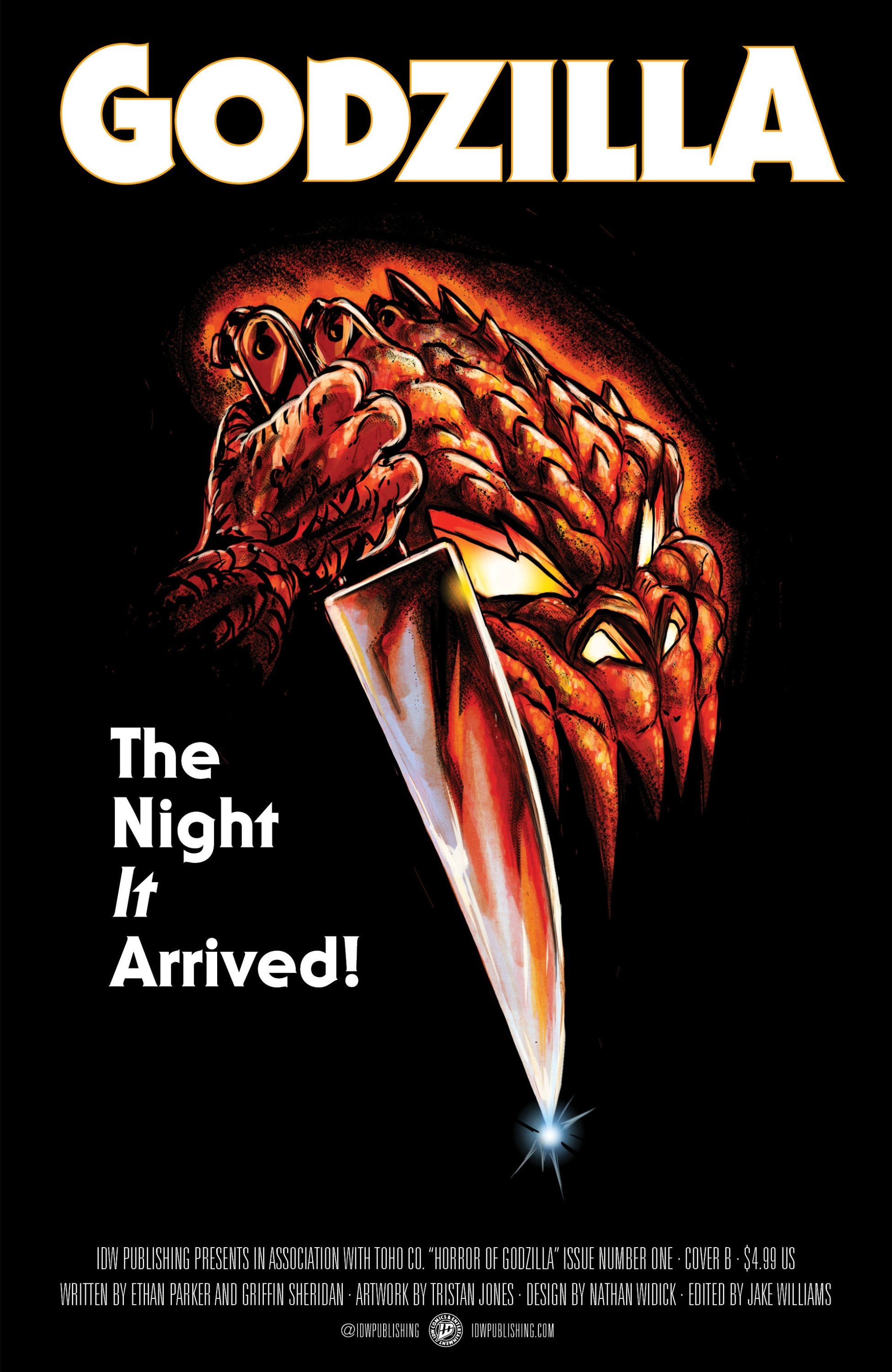 THE HORROR OF GODZILLA KAI-SEI ERA #1 VAR B TUNICA MOVIE HOMAGE COVER CVR B