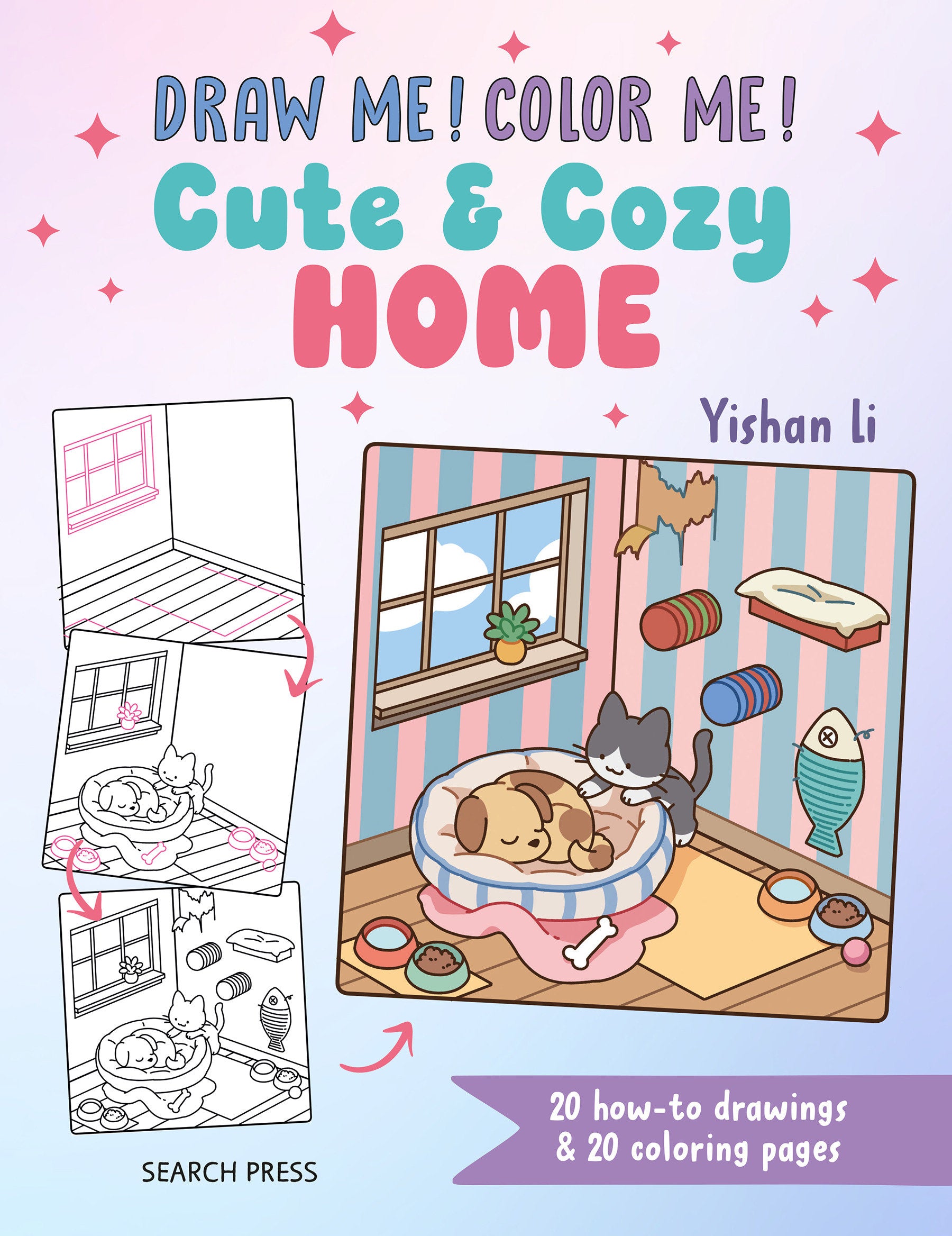 DRAW ME COLOR ME CUTE AND COZY HOME TP