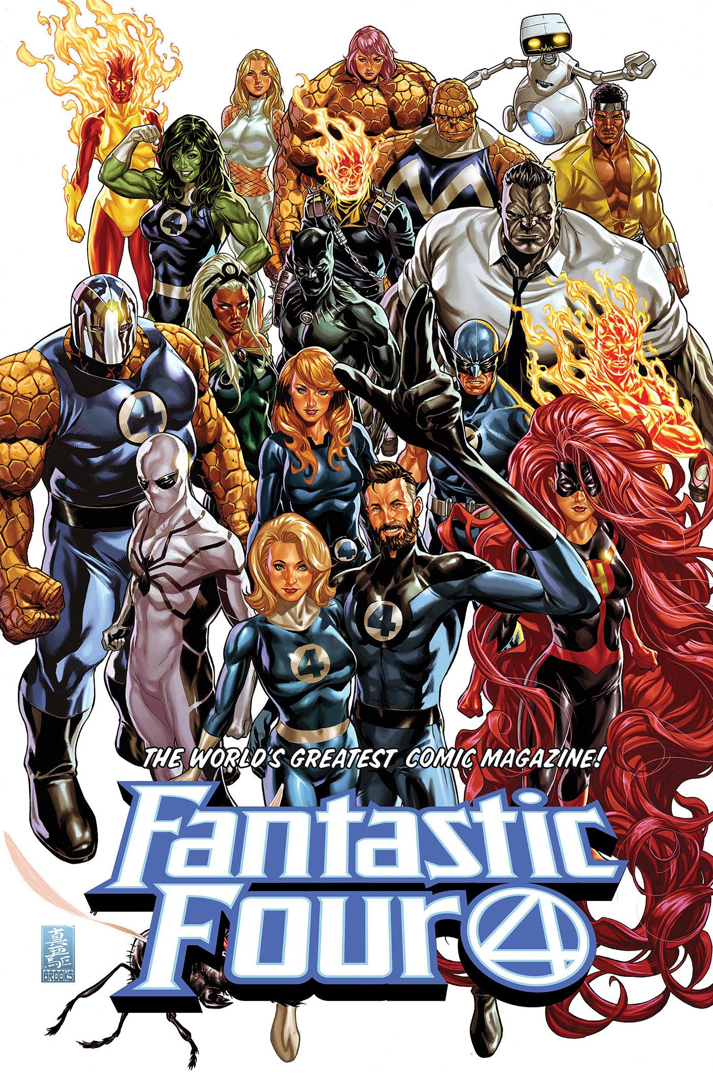 FANTASTIC FOUR BY DAN SLOTT OMNIBUS VOL 2 MARK BROOKS COVER HC