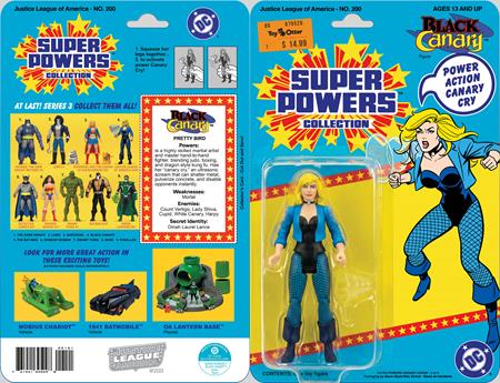 JUSTICE LEAGUE OF AMERICA #200 FACSIMILE EDITION CVR B JASON GEYER AND ALEX SAVIUK BLACK CANARY SUPER POWERS ACTION FIGURE VAR