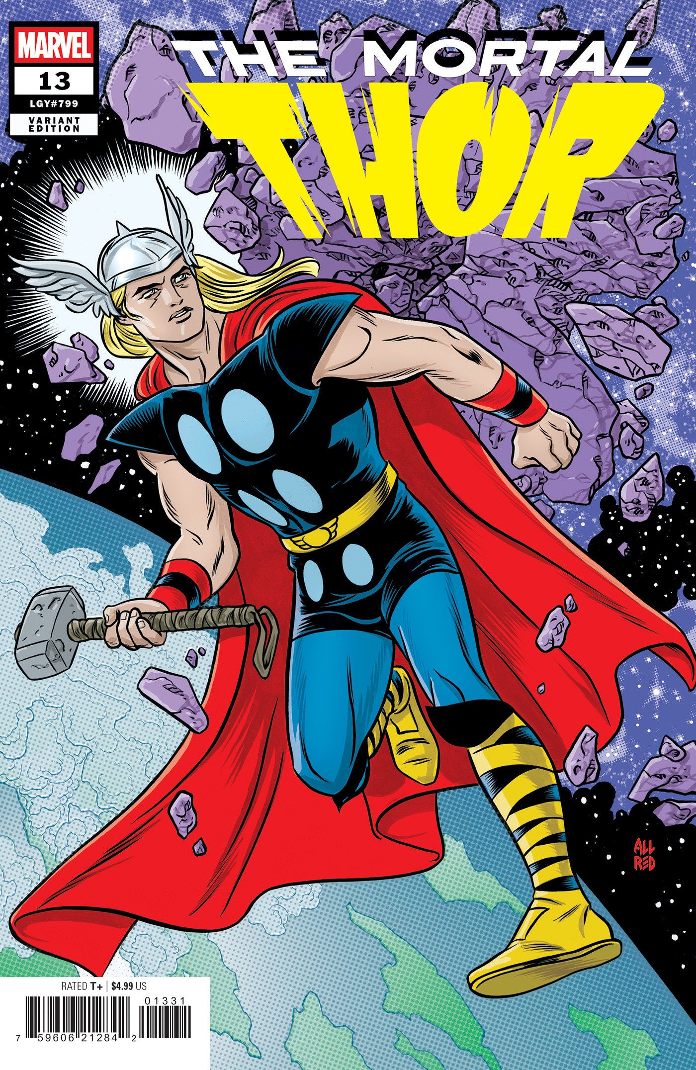 MORTAL THOR #13 MIKE ALLRED VAR CVR C