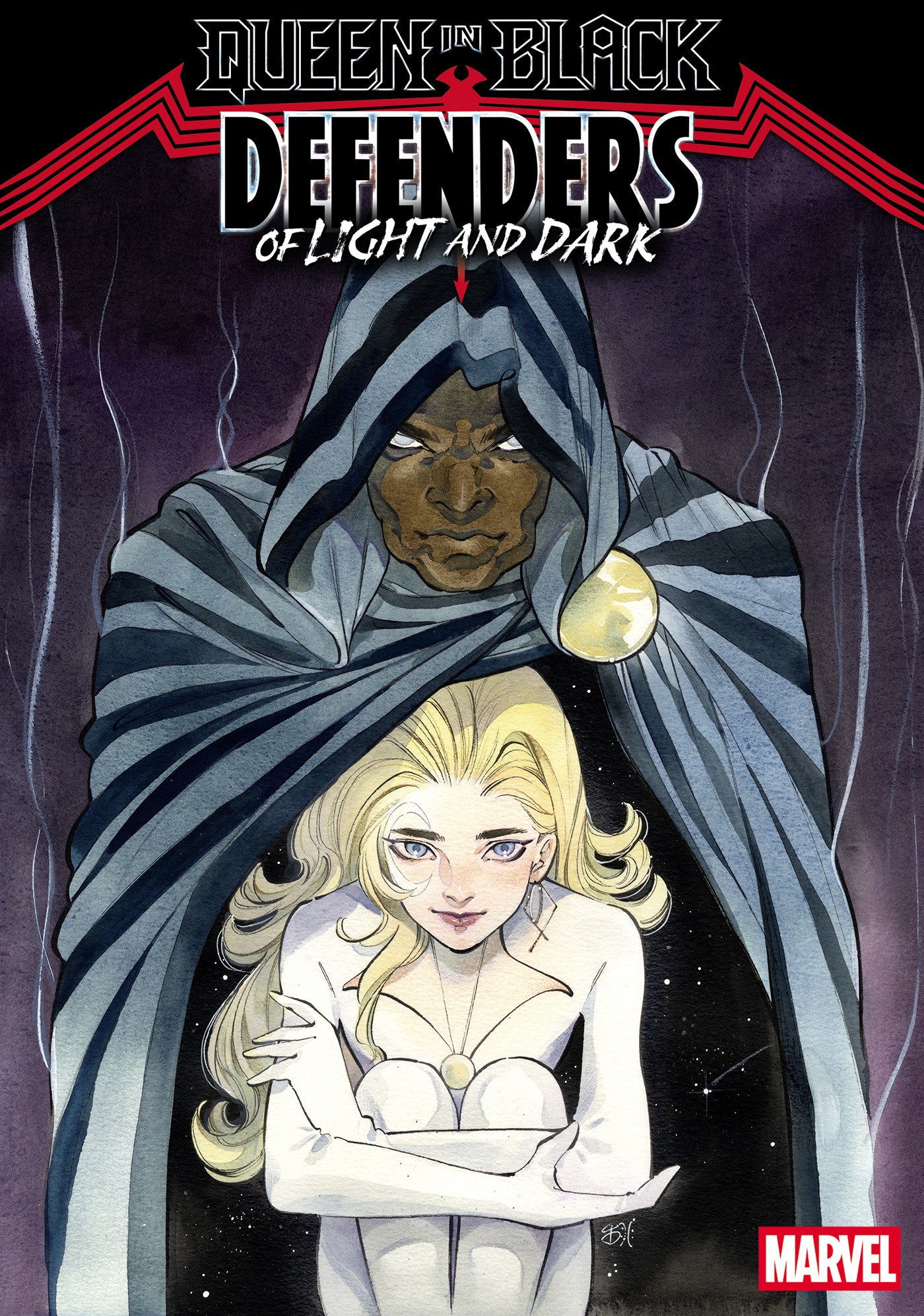 QUEEN IN BLACK DEFENDERS OF LIGHT AND DARK #1 PEACH MOMOKO VAR QIB CVR B