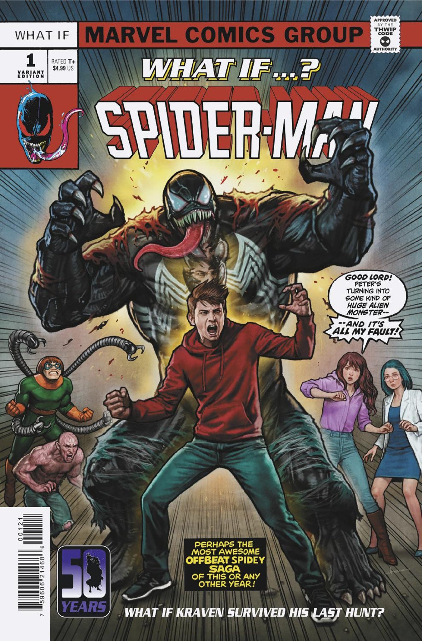 WHAT IF SPIDER-MAN #1 STONEHOUSE HOMAGE VAR CVR B