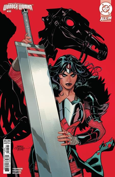 DF ABSOLUTE WONDER WOMAN #20 VAR SIGNED BY TERRY AND RACHEL DODSON CVR A