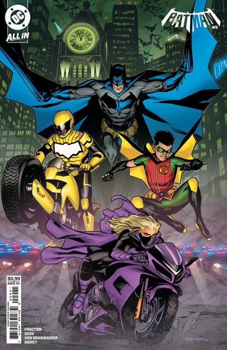 DF BATMAN #9 VAR SIGNED BY RYAN SOOK CVR A