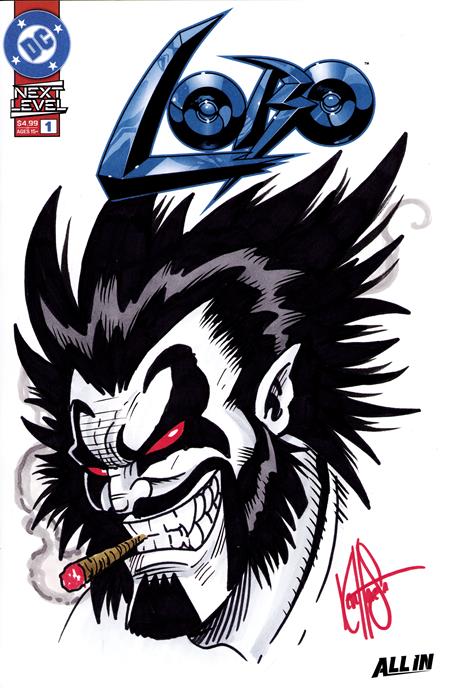 DF LOBO #1 SIGNED AND REMARKED BY KEN HAESER CVR A