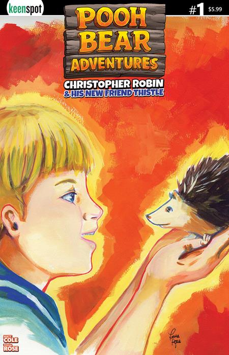 POOH BEAR ADVENTURES CHRISTOPHER ROBIN AND HIS NEW FRIEND THISTLE #1 ONE SHOT CVR B TESSA ROSE FAST FRIENDS VAR