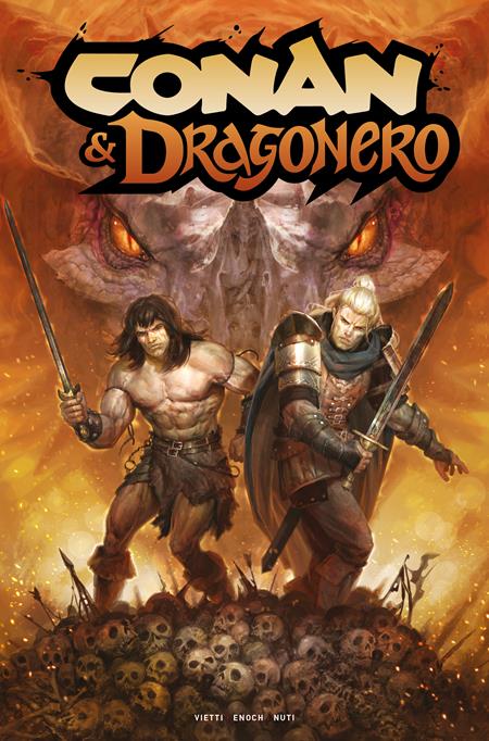 CONAN AND DRAGONERO #4 CVR B LORENZO NUTI VAR OF 7