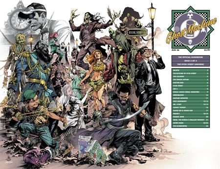 GHOST MACHINE THE OFFICIAL GUIDEBOOK #5 CVR C IVAN REIS AND DANNY MIKI WRAPAROUND VAR OF 5