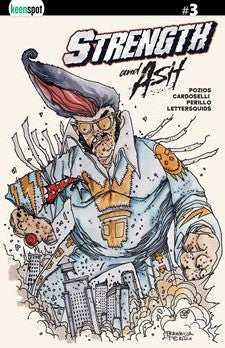 STRENGTH AND ASH #3 CVR D STEFANO CARDOSELLI AND FRANCESCA PERILLO HOLOFOIL FLIP VAR