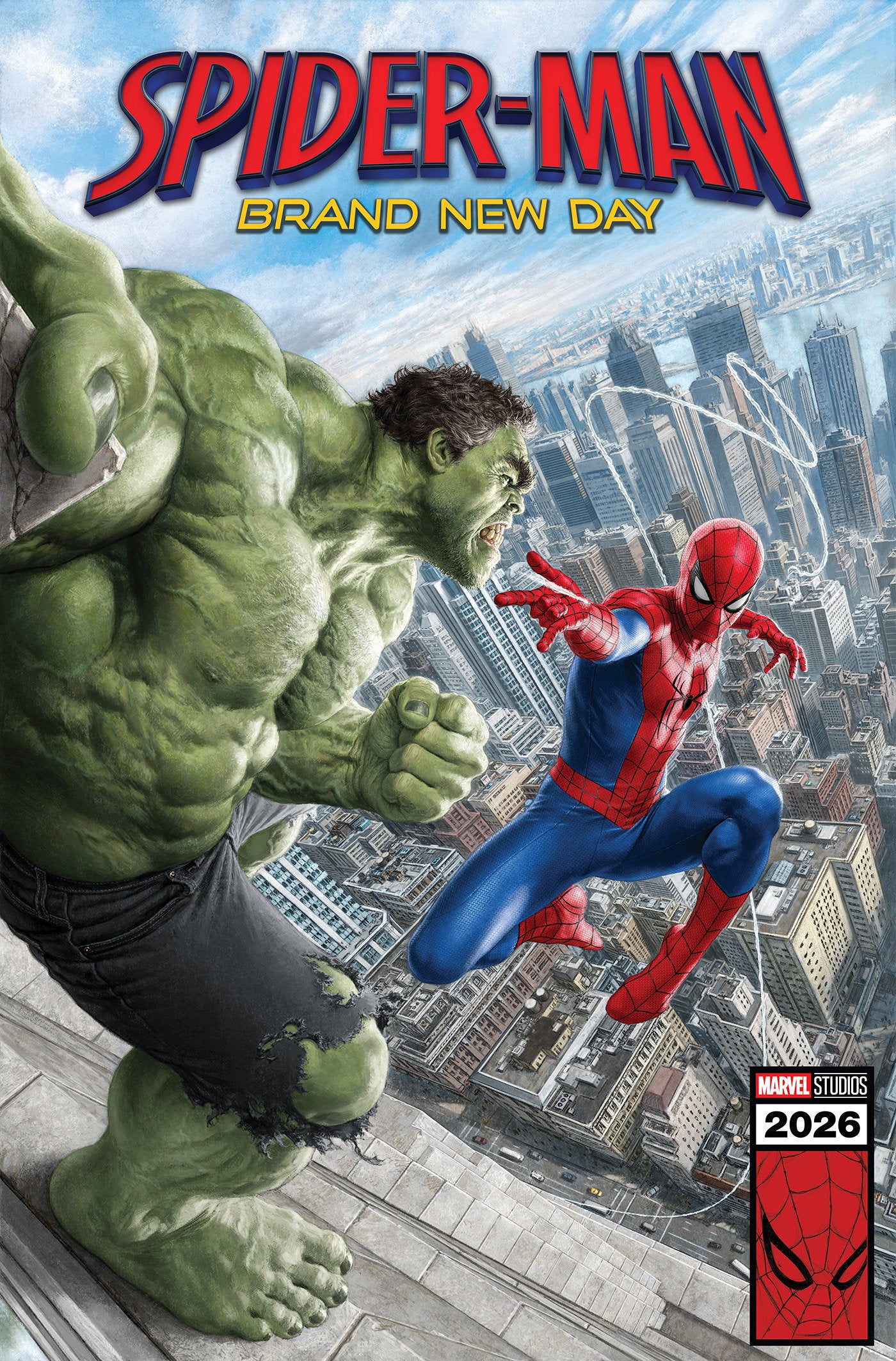 INFERNAL HULK #10 MAURO CASCIOLI SPIDER-MAN BRAND NEW DAY MARVEL STUDIOS VAR CVR F