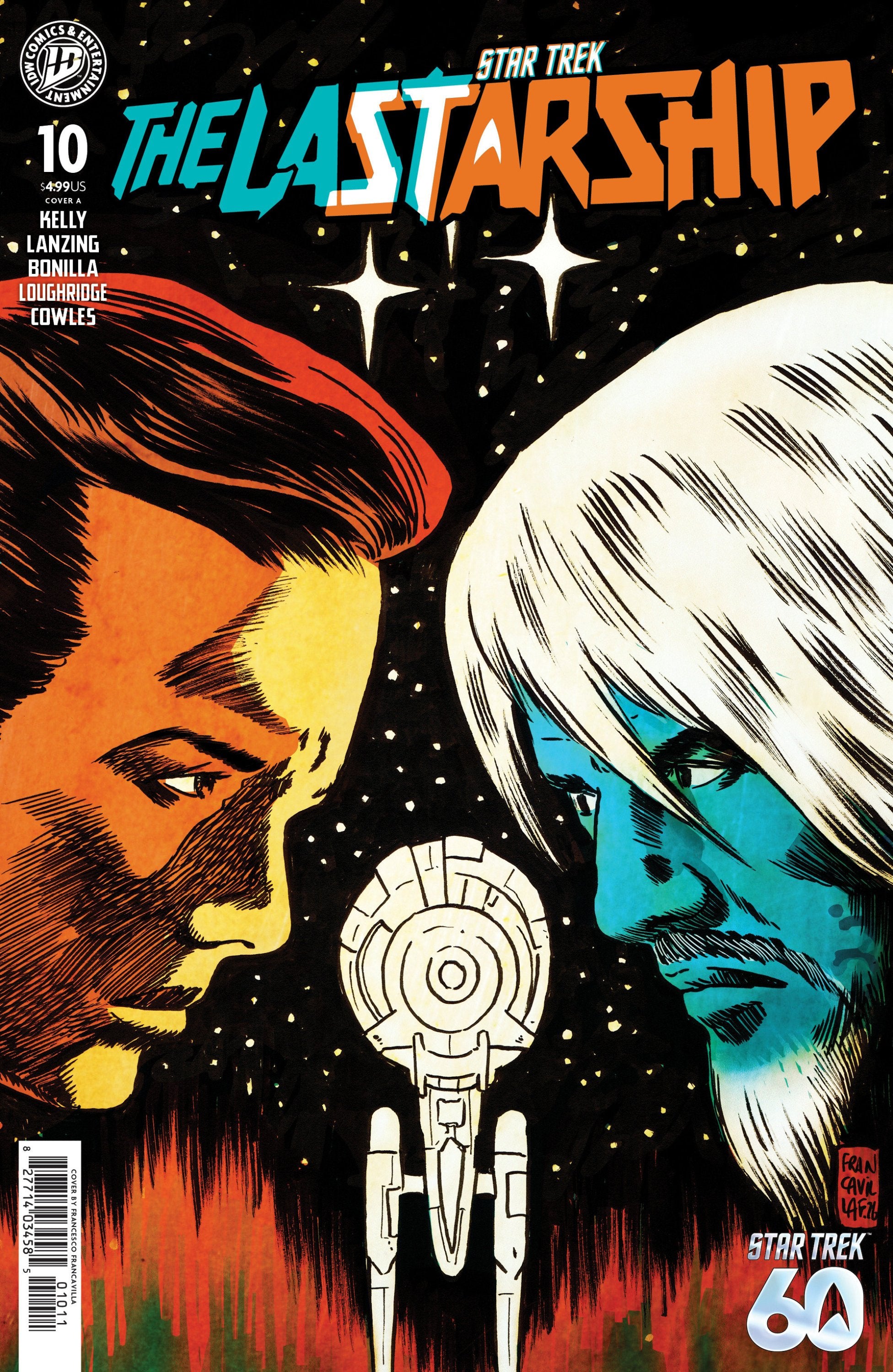 STAR TREK THE LAST STARSHIP #10 COVER A FRANCAVILLA CVR A