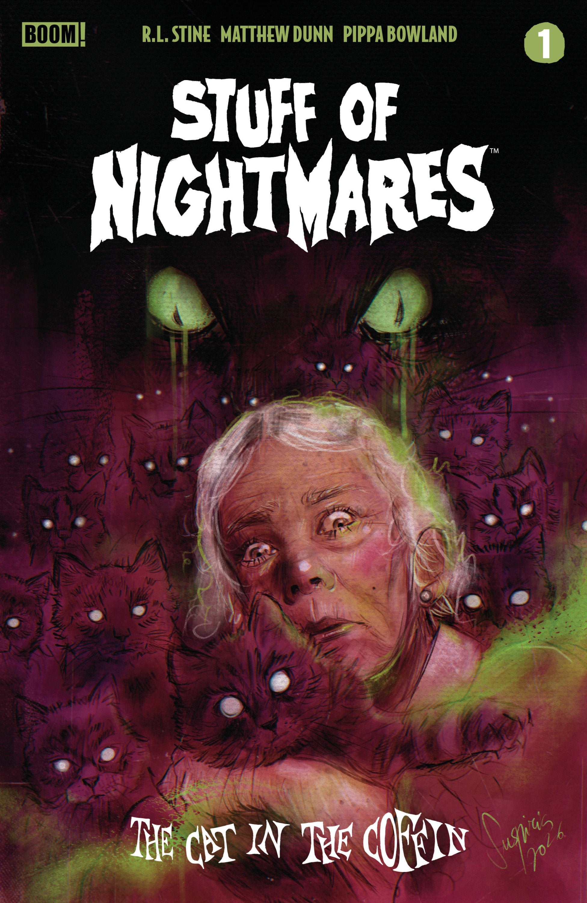 STUFF OF NIGHTMARES THE CAT IN THE COFFIN #1 H FOC REVEAL VAR DRESSED VILCHEZ CVR H