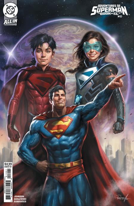 ADVENTURES OF SUPERMAN BOOK OF EL #12 CVR B LUCIO PARRILLO CARD STOCK VAR (OF 12)