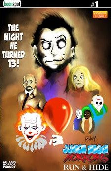 JUNIOR HIGH HORRORS RUN & HIDE #1 ONE SHOT CVR D ERIC KENT ROB POTCHAK HOLOFOIL FLIP COVER VAR