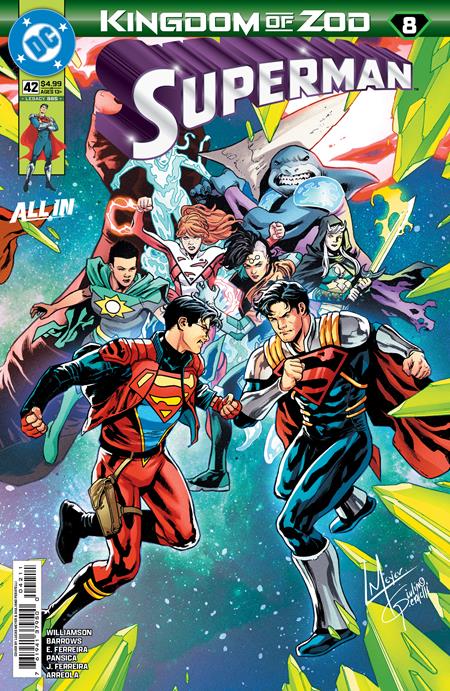 SUPERMAN #42 CVR A LUCAS MEYER CONNECTING KINGDOM OF ZOD