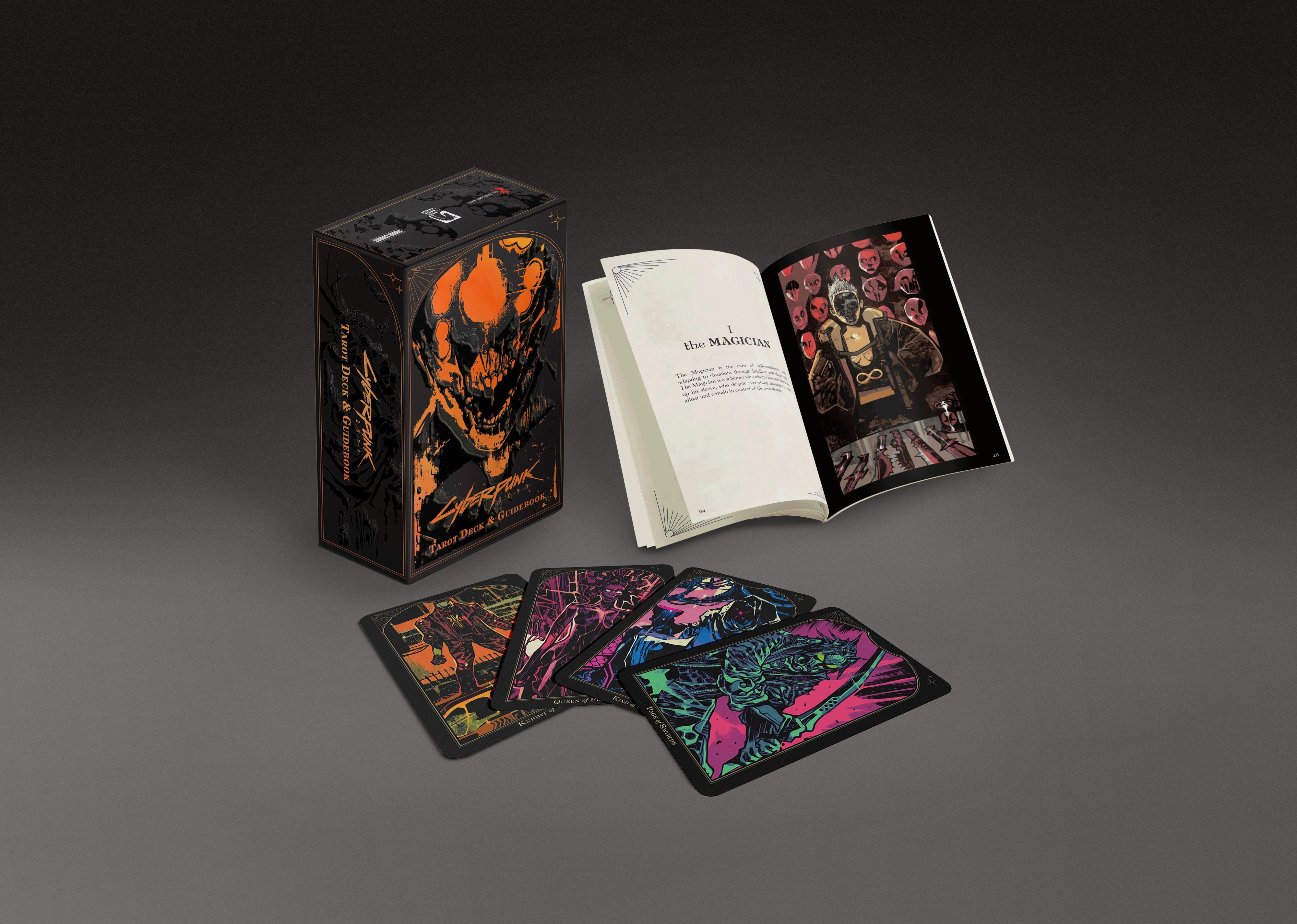 CYBERPUNK 2077 TAROT DECK AND GUIDEBOOK