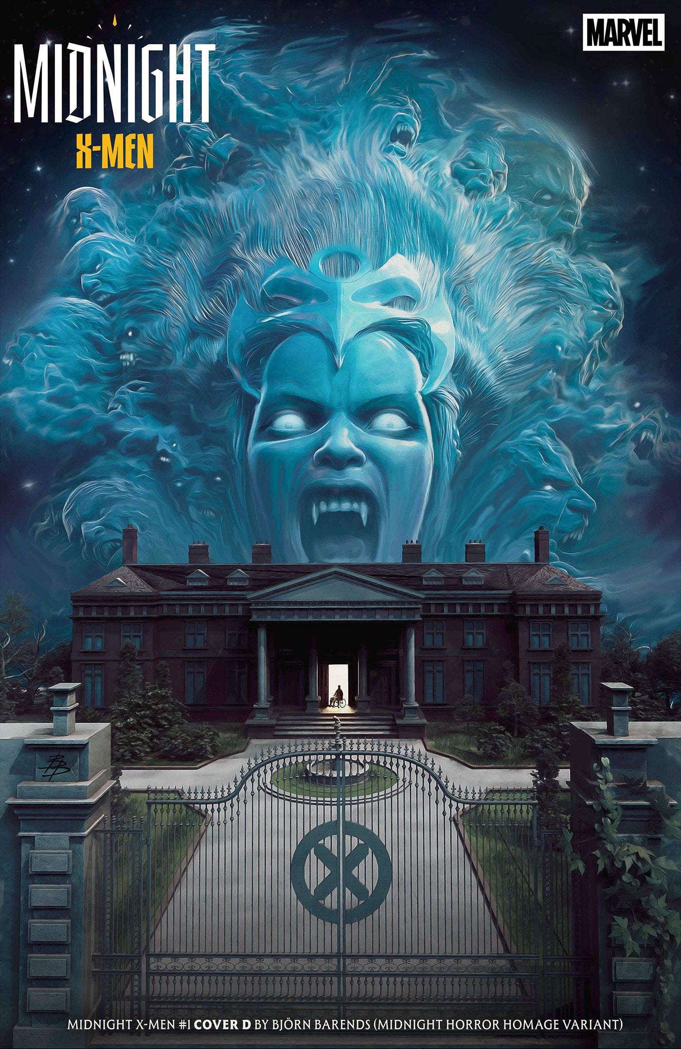 MIDNIGHT X-MEN #1 COVER D BJORN BARENDS MIDNIGHT HORROR HOMAGE VAR CVR D