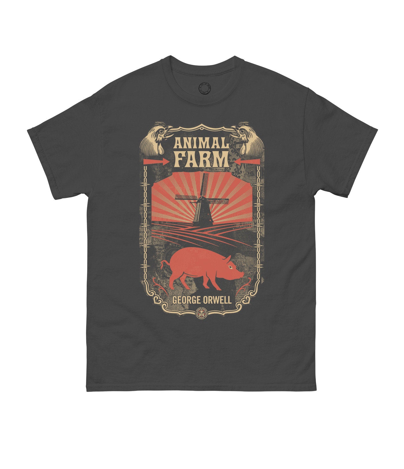 OBEY GEORGE ORWELLS ANIMAL FARM UNISEX T-SHIRT X-LARGE