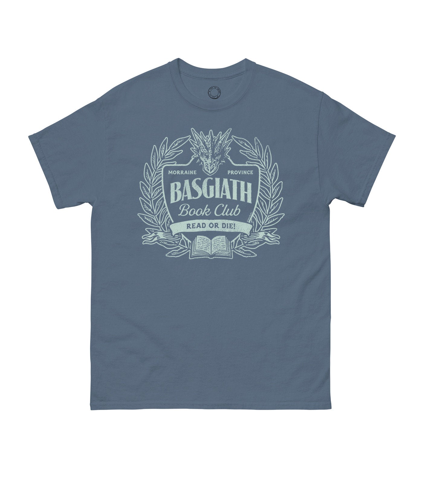 REBECCA YARROSS FOURTH WING BASGIATH BOOK CLUB UNISEX T-SHIRT X-LARGE