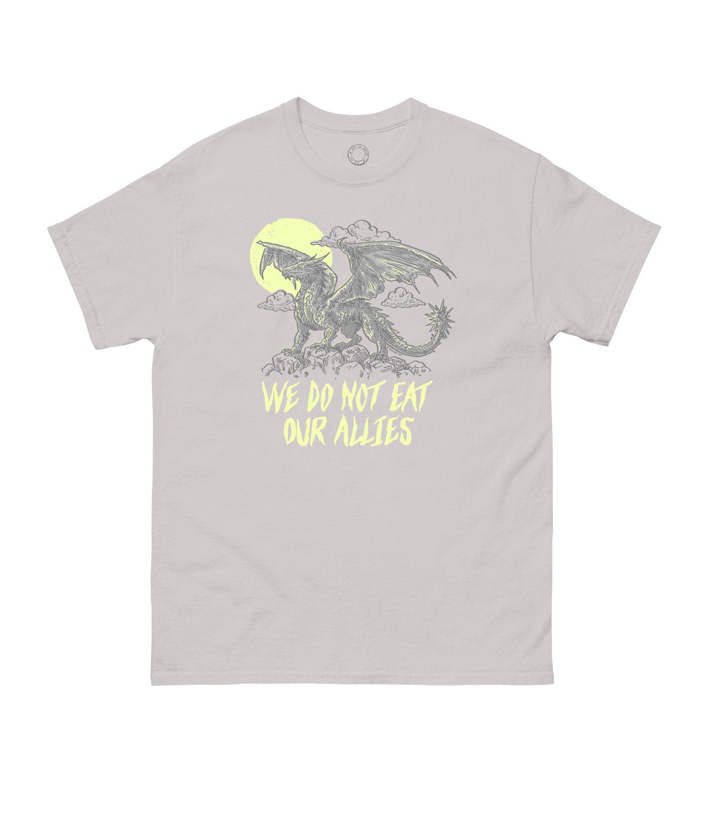 REBECCA YARROSS FOURTH WING WE DO NOT EAT OUR ALLIES UNISEX T-SHIRT X-LARGE