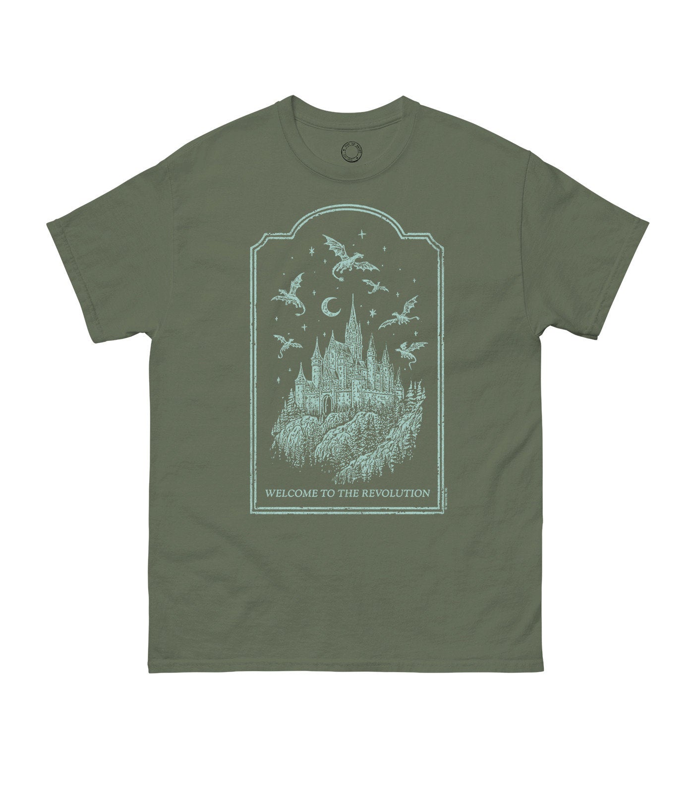 REBECCA YARROSS FOURTH WING WELCOME TO THE REVOLUTION UNISEX T-SHIRT X-LARGE