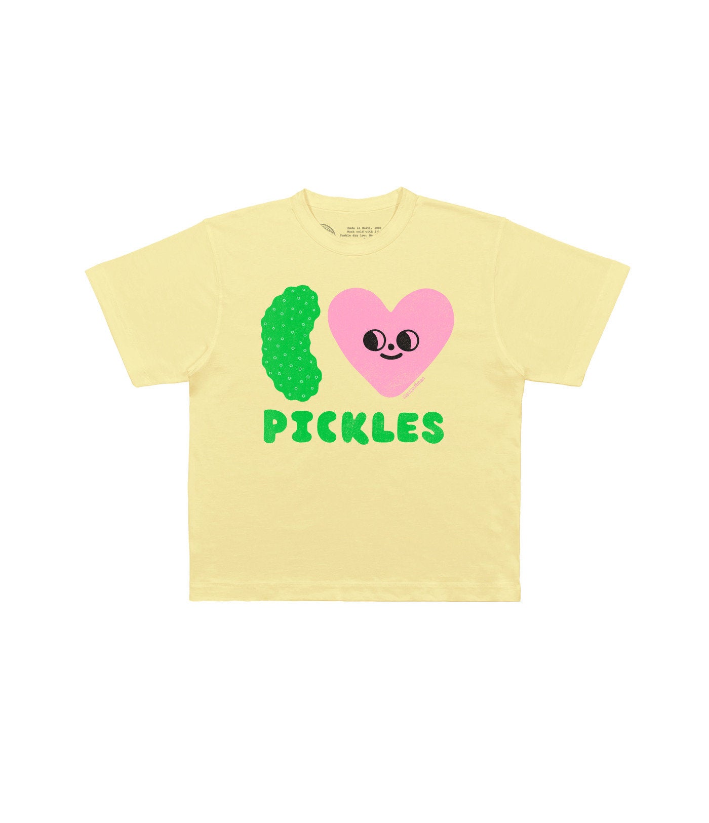 SUZY ULTMAN I HEART PICKLES KIDS T-SHIRT - 6 YR