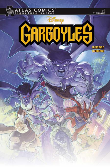 GARGOYLES 2026 #1 CVR G MEGHAN HETRICK ATLAS EDITION SIGNED BY GREG WEISMAN VAR