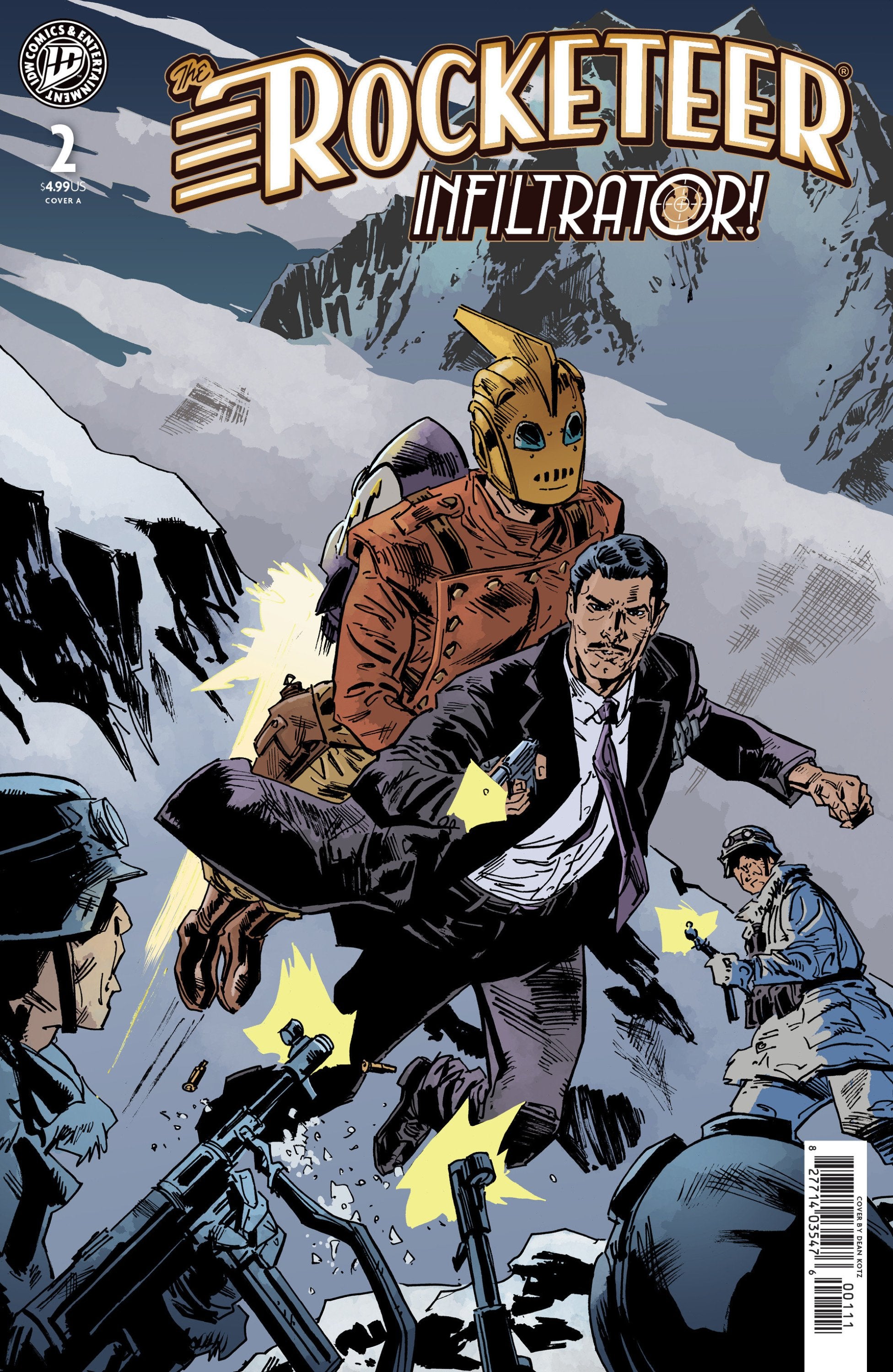 THE ROCKETEER INFILTRATOR #2 COVER A KOTZ CVR A