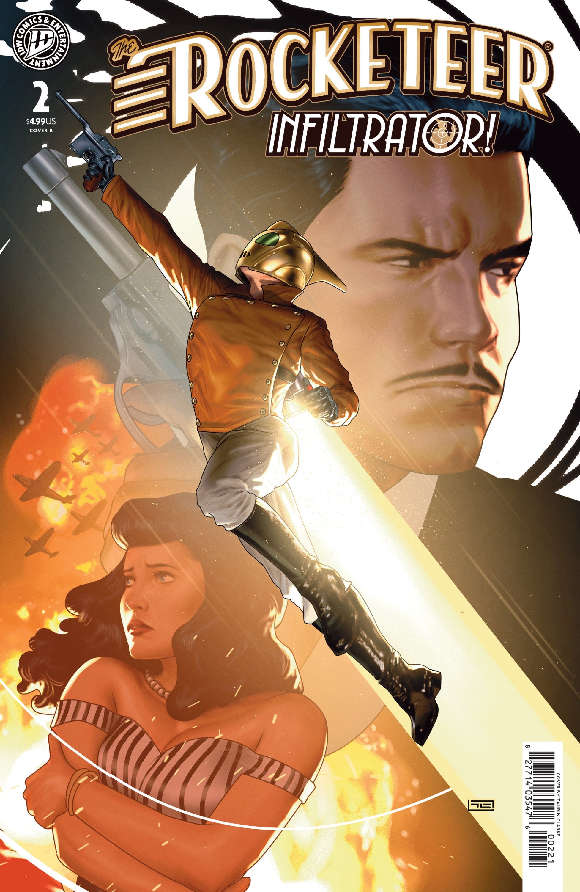 THE ROCKETEER INFILTRATOR #2 VAR B CLARKE CVR B