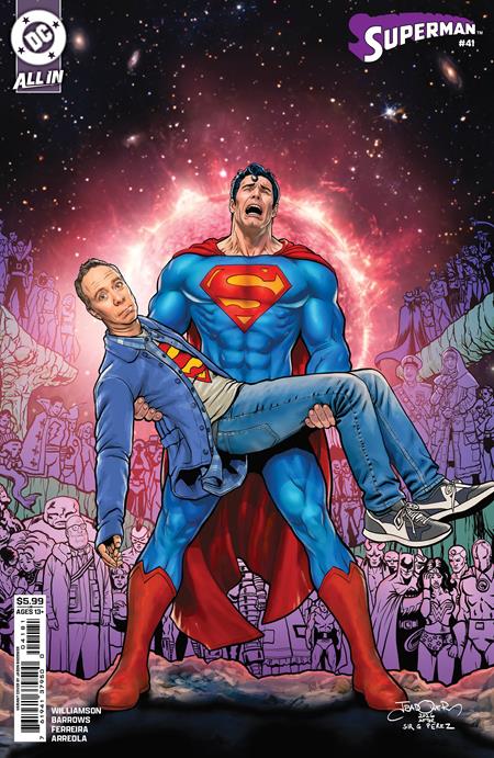 SUPERMAN #41 CVR F JASON BADOWER STUART FAILS TO SAVE THE UNIVERSE CARD STOCK VAR KINGDOM OF ZOD