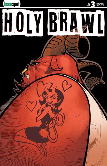 HOLY BRAWL #3 CVR B ATHILA FABBIO HOLOFOIL VAR (OF 5)