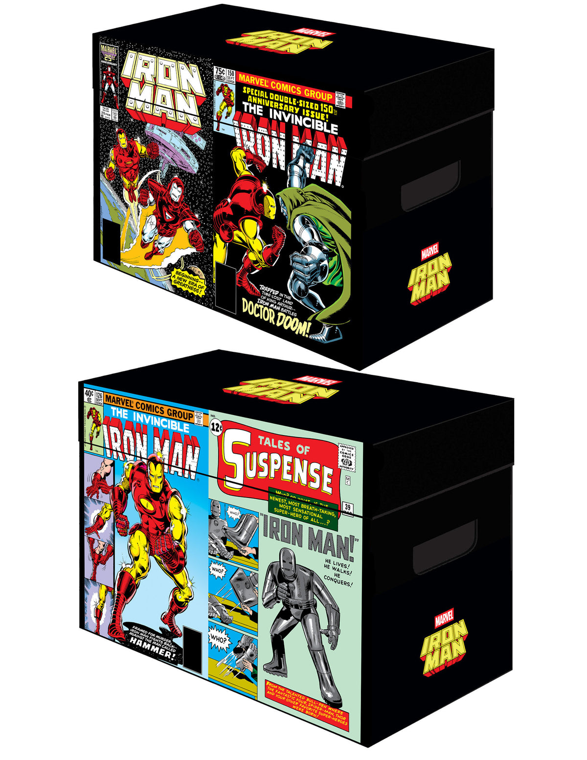 MARVEL GRAPHIC COMIC BOX IRON MAN CLASSIC COVERS BUNDLES OF 5