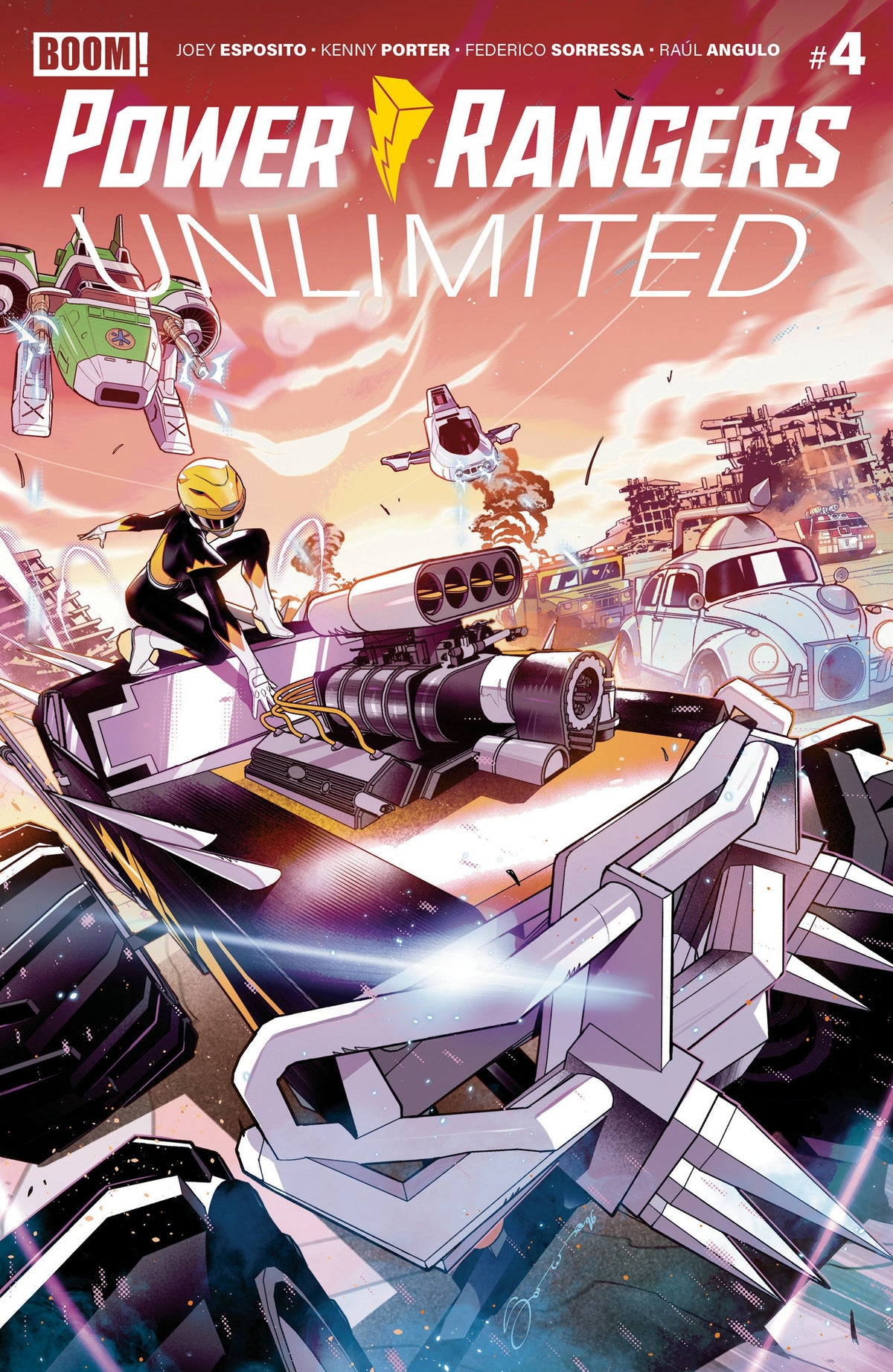 POWER RANGERS UNLIMITED #4 A MAIN DRESSED SORRESSA CVR A