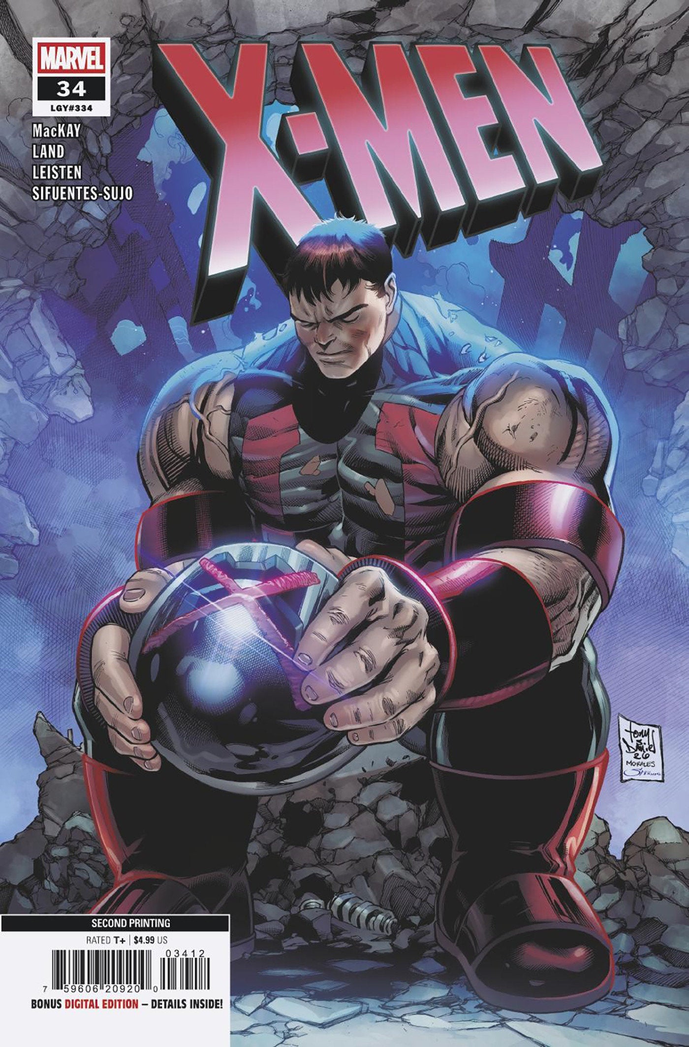 X-MEN #34 TONY DANIEL 2ND PRINTING VAR CVR A