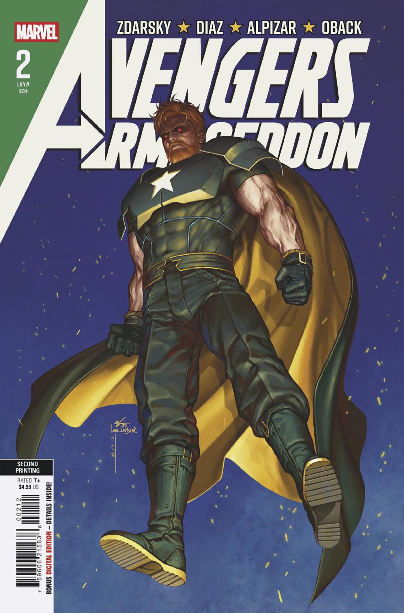 AVENGERS ARMAGEDDON #2 INHYUK LEE 2ND PRINTING VAR CVR A