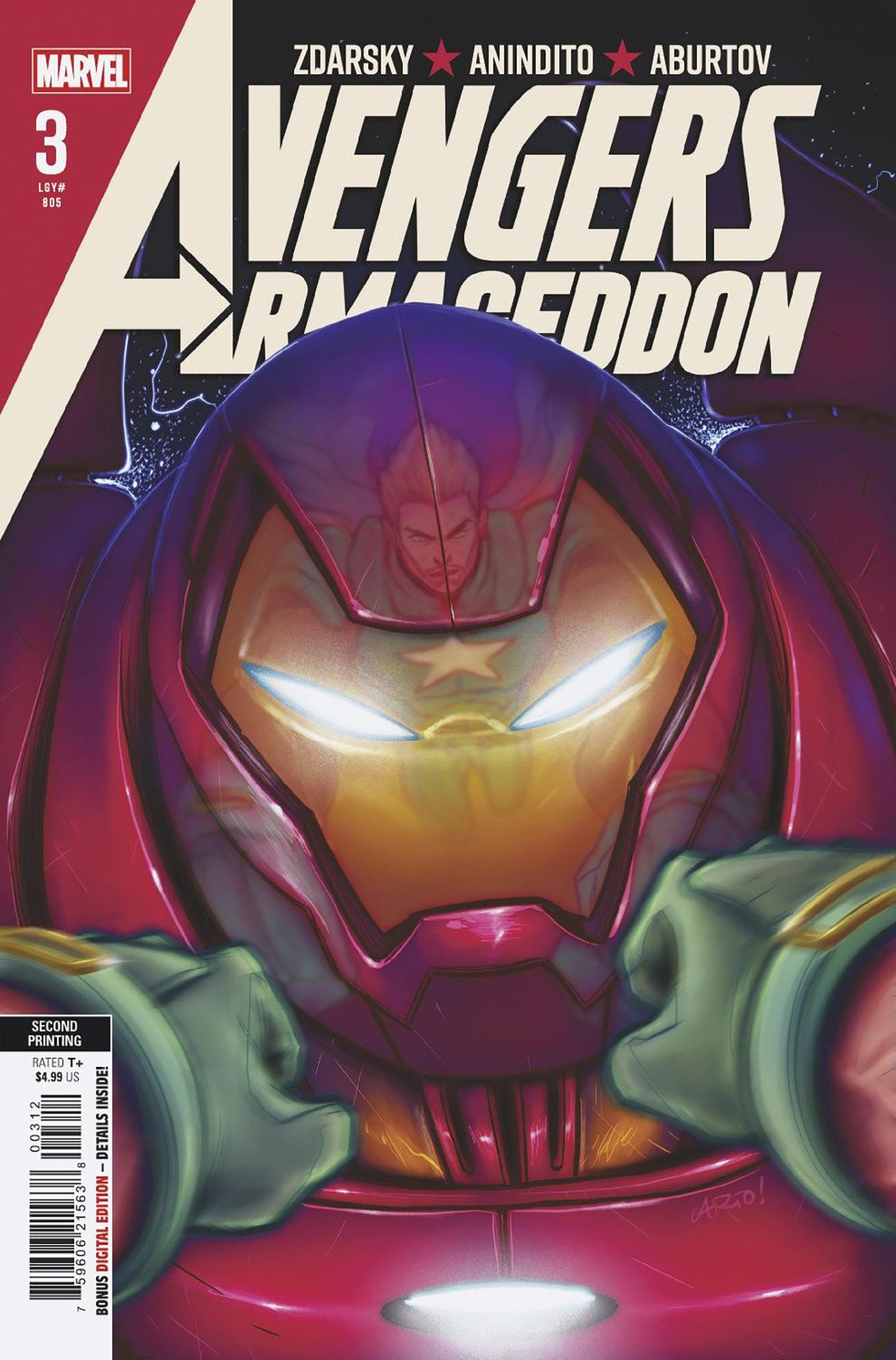 AVENGERS ARMAGEDDON #3 ARIO ANINDITO 2ND PRINTING VAR CVR A