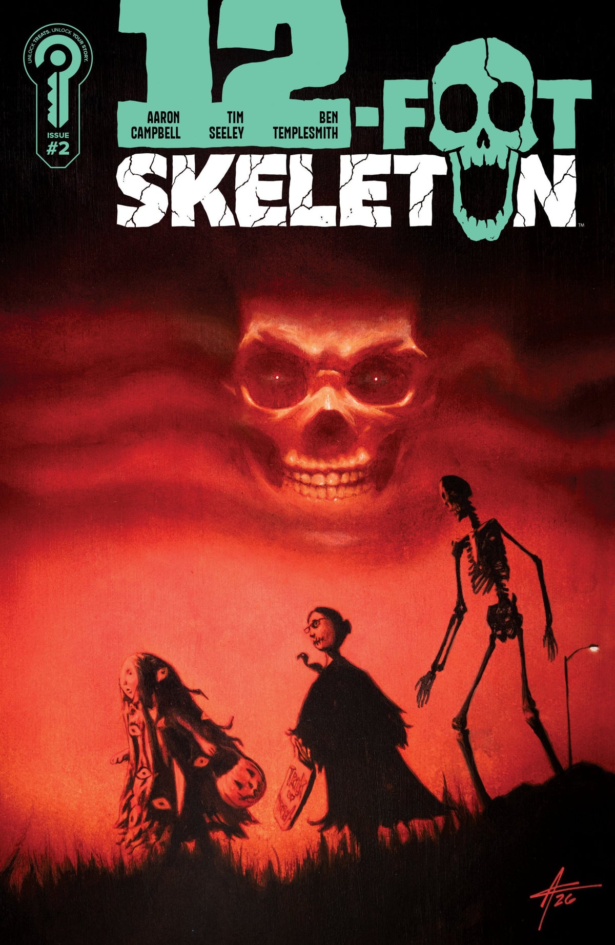 12-FOOT SKELETON #2 COVER B AARON CAMPBELL CVR B