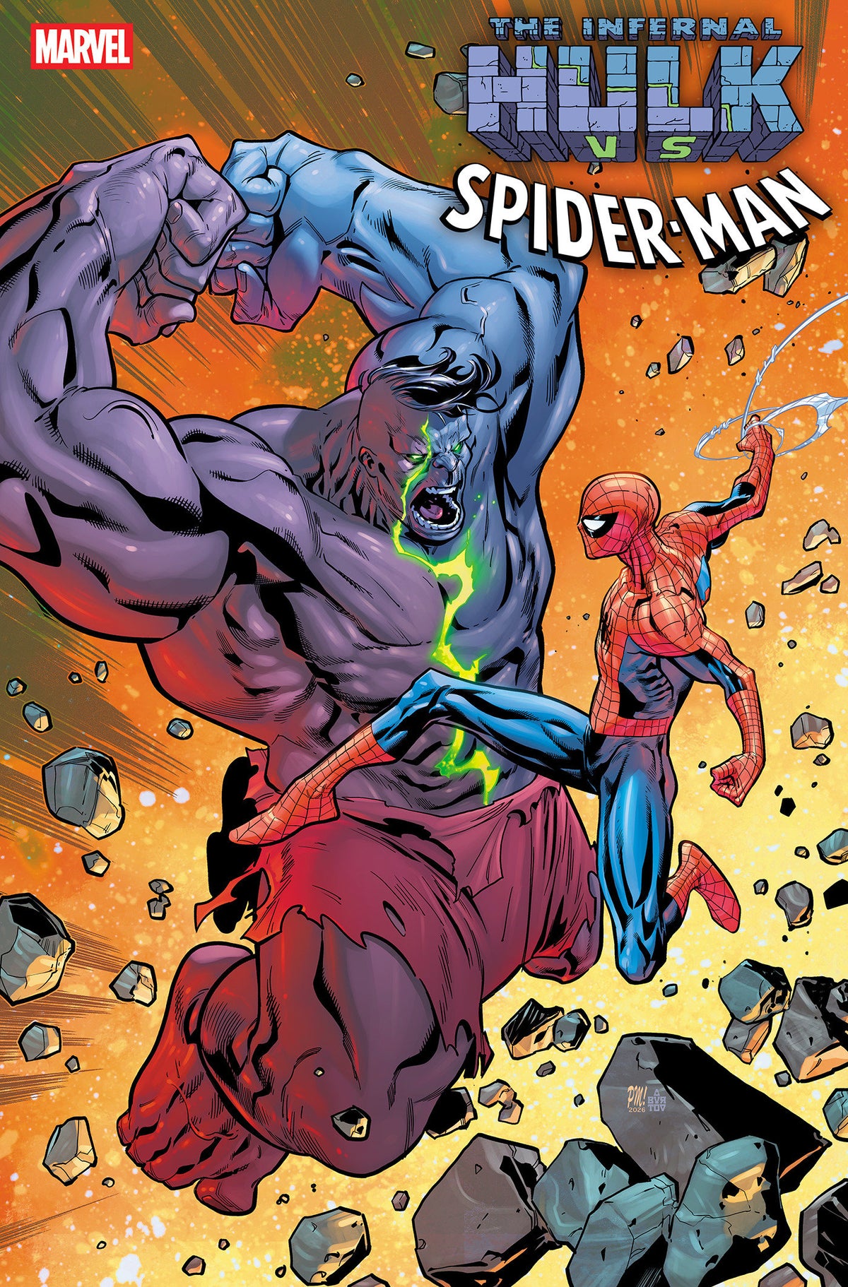 INFERNAL HULK VS SPIDER-MAN #1 PACO MEDINA VAR CVR D