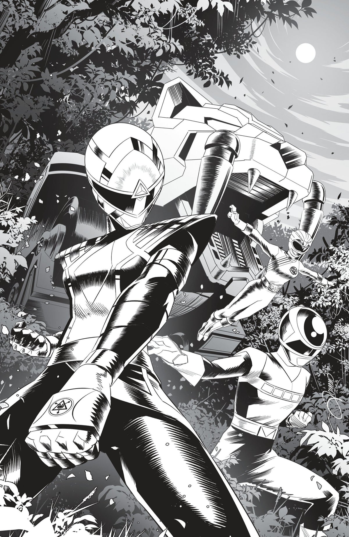 POWER RANGERS UNLIMITED #5 J UNLIMITED VAR FULL ART ZONNO CVR J