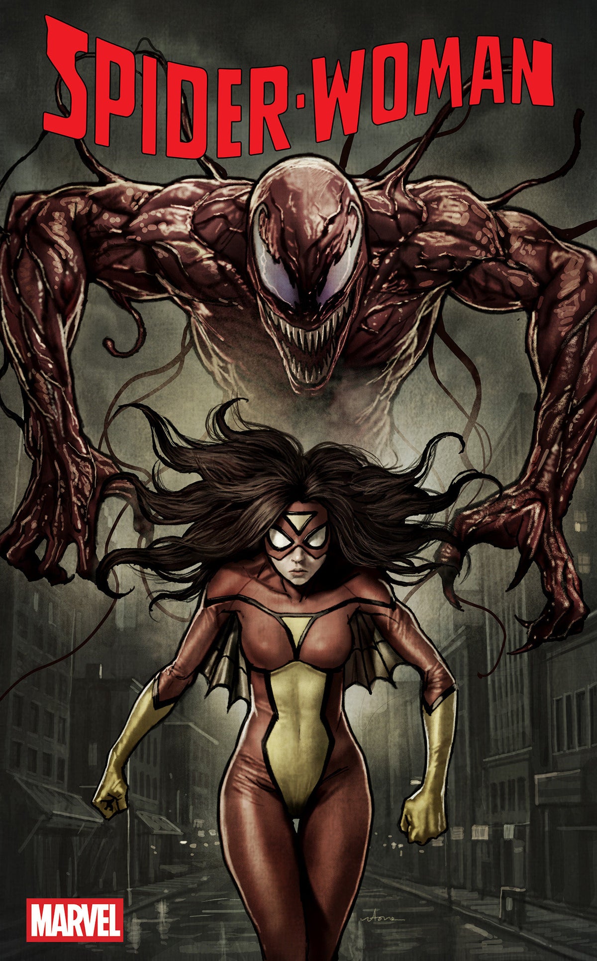 SPIDER-WOMAN #1 COVER C STONEHOUSE NOIR VAR CVR C