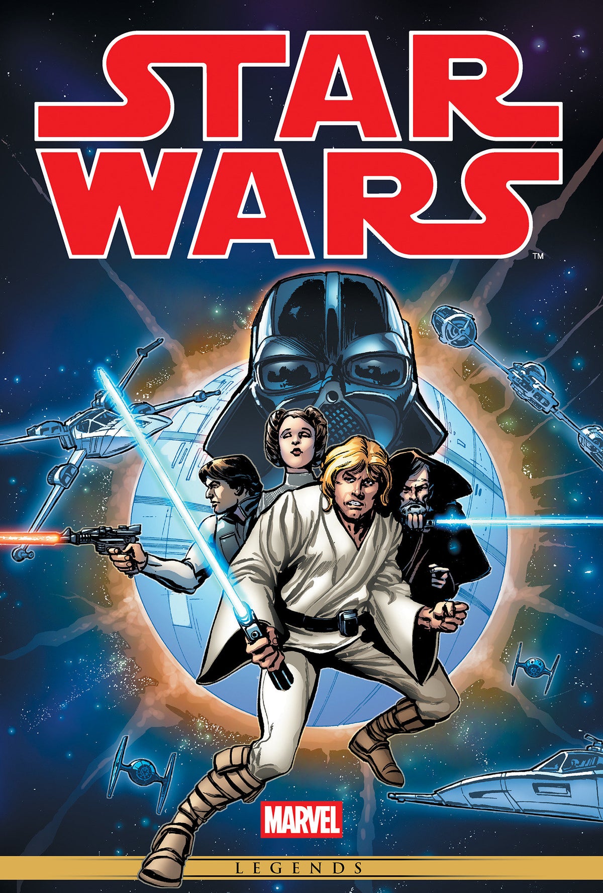 STAR WARS THE ORIGINAL MARVEL YEARS OMNIBUS VOL 1 GREG HILDEBRANDT COVER NEW PRINTING DM ONLY HC