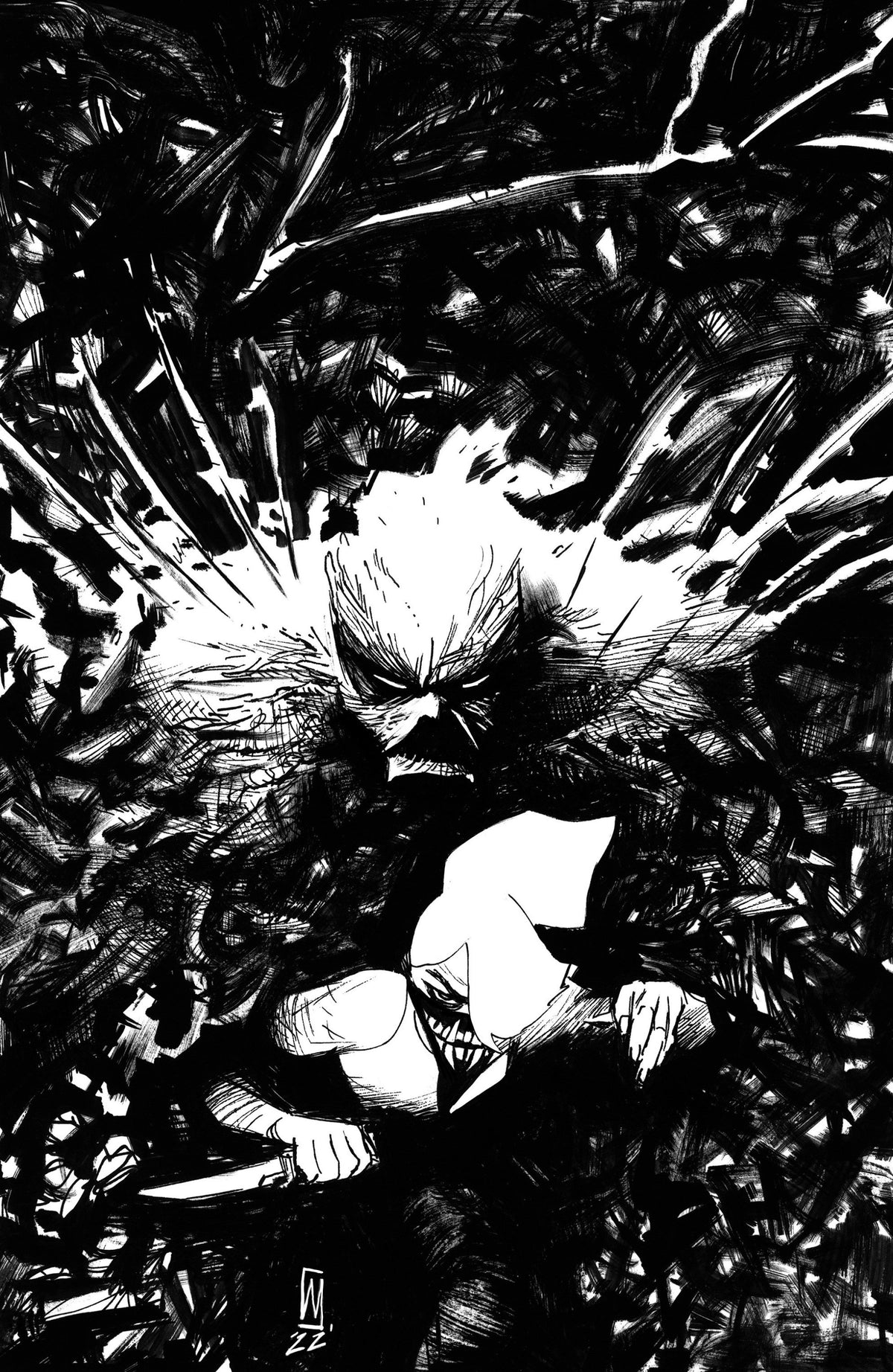 SWAMP THING IS KILLING THE CHILDREN #1 P UNLIMITED VAR FULL ART DELLEDERA CVR P
