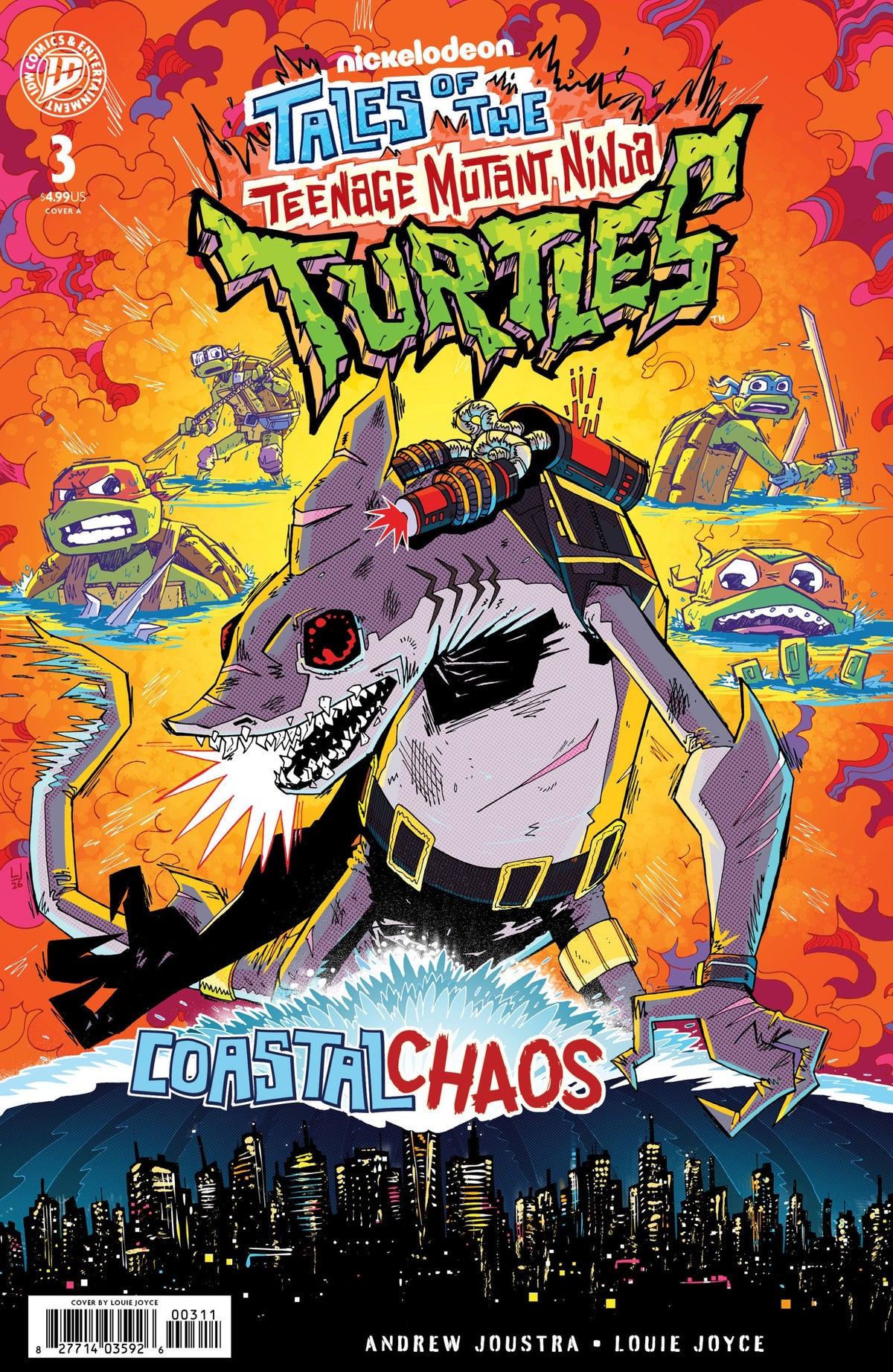 TALES OF THE TEENAGE MUTANT NINJA TURTLES COASTAL CHAOS #3 COVER A JOYCE CVR A